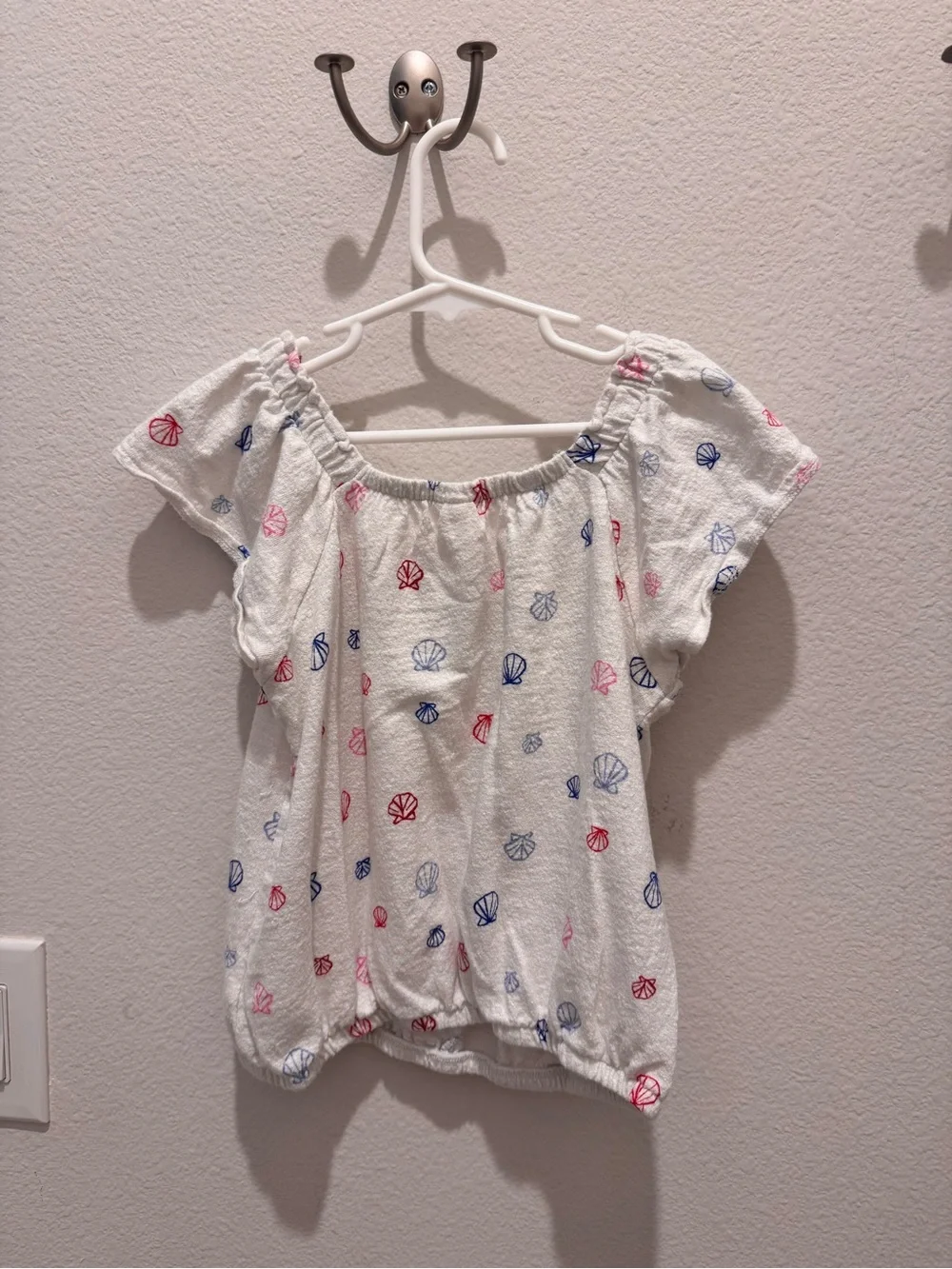 Cat & Jack Girls Two-Piece Shell Print Set